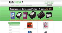 Desktop Screenshot of inkshopcartuchos.com.br