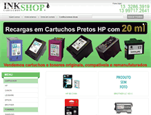 Tablet Screenshot of inkshopcartuchos.com.br